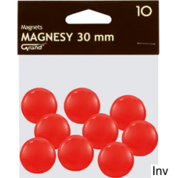 Magnesy czerwone 30 mm,...