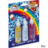 Klej brokatowy Fiorello 3 kolory 20 ml dekoracyjny bezbarwny w płynie