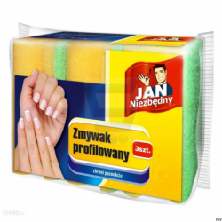 JAN NIEZBĘDNY Zmywak profilowany 3 szt.  56603 - 1