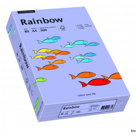 Papier ksero kolorowy Rainbow fioletowy A4 80 g/m, 500 arkuszy