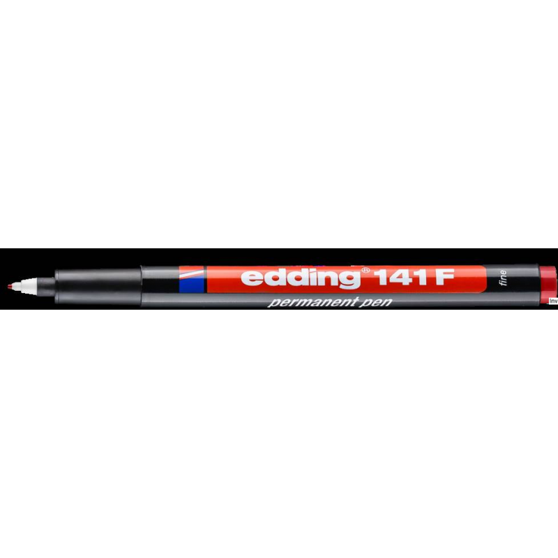 Edding Foliopis 0,6 mm czerwona końcówka okrągła do folii prezentacyjnych