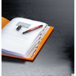Edding Foliopis 0,6 mm czerwona końcówka okrągła do folii prezentacyjnych