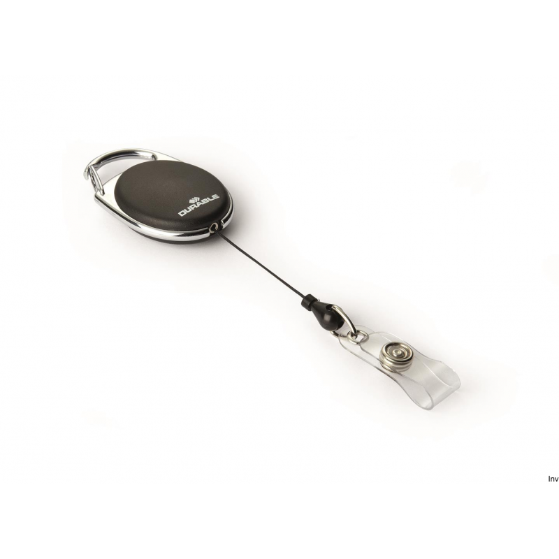 Mechanizm ściągający STYLE Durable czarny 80 cm do identyfikatorów
