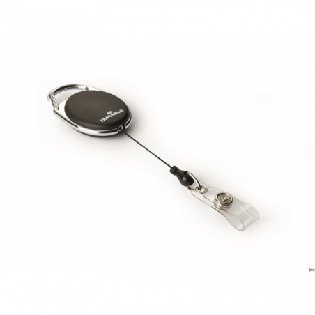 Mechanizm ściągający STYLE Durable czarny 80 cm do identyfikatorów