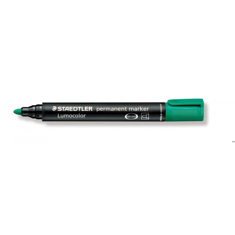 Marker STAEDTLER Lumocolor 352-5 zielony okrągły 2 mm, wodoodporny, szybkoschnący, bezzapachowy