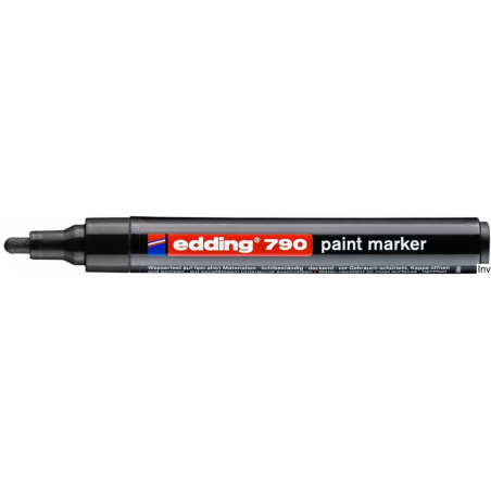 Edding Marker 790 czarny 2-4mm do trwałego pisania na różnych powierzchniach