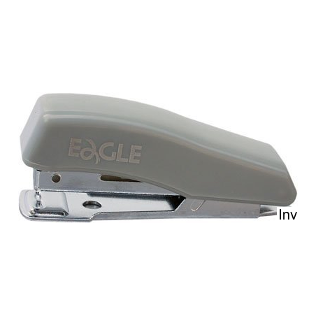 Zszywacz metalowy Eagle 1011A szary, zszywa do 8 kartek, z wyciągaczem zszywek, głębokość zszywania 34 mm