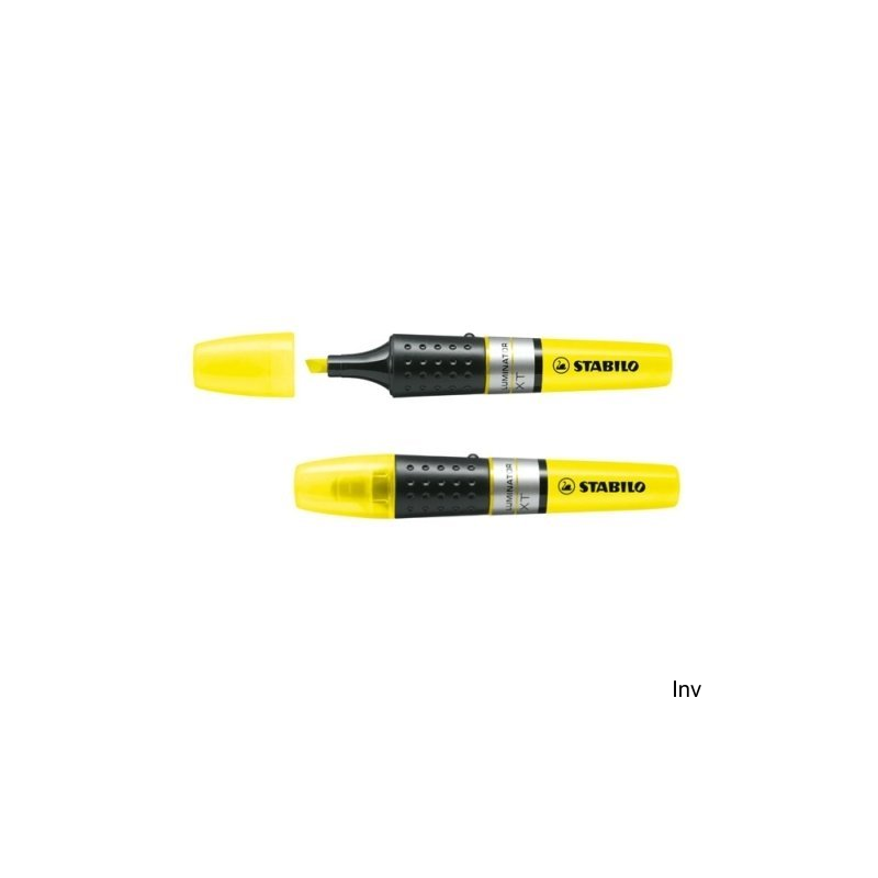 Zakreślacz żółty LUMINATOR 71/24 Stabilo, tusz na bazie wody, grubość linii 2-5 mm, pojemność 24 ml
