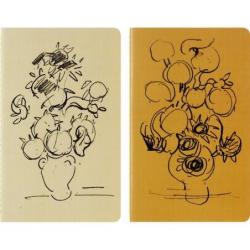 Zestaw 2 zeszytów MOLESKINE Van Gogh Cahier 2024, L, 13x21cm, w linie, edycja limitowana
