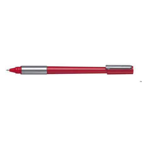 Długopis Pentel LINE STYLE 0,8mm czerwony BK708-B z ergonomiczny korpusem i szybkoschnącym tuszem