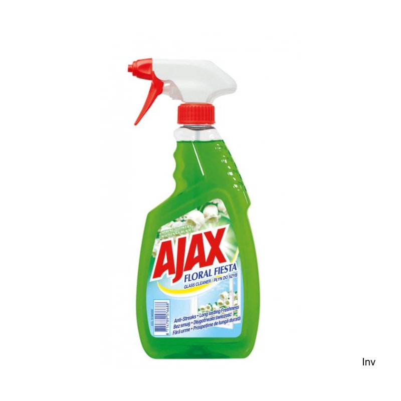 Ajax Płyn do mycia szyb 500ml Floral Fiesta zielony rozpyłacz