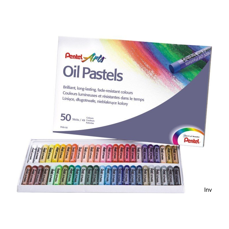Pastele olejne 50 kolorów Pentel