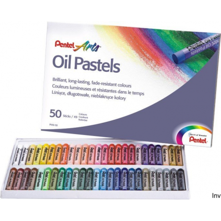 Pastele olejne 50 kolorów Pentel