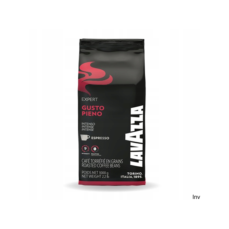 Kawa Lavazza Gusto Pieno 1kg ziarno do automatów vendingowych, Arabica 20%, Robusta 80%