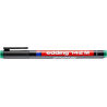 Edding Foliopis 1.0 142 M zielony marker OHP z okrągłą końcówką, 1 mm, wodoodporny, usuwalny alkoholem