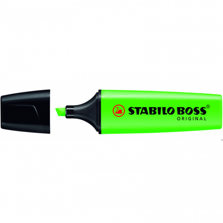 Zakreślacz STABILO BOSS zielony 70/33 fluorescencyjny 10 sztuk