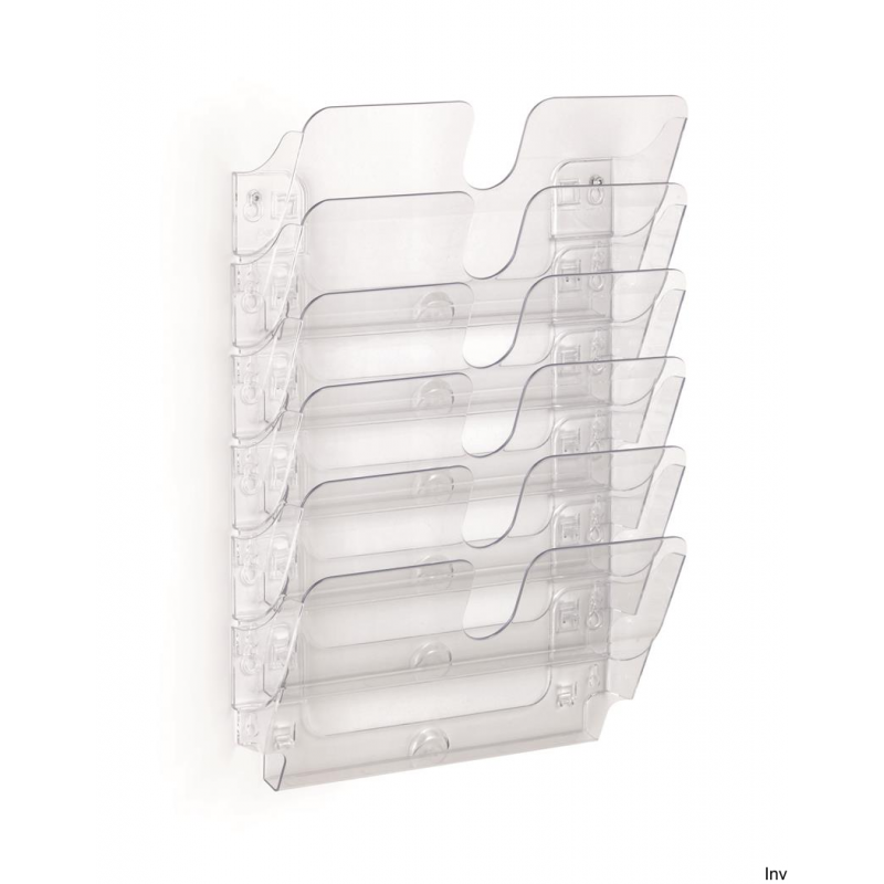 Durable Flexiplus Zestaw 6 Pojemników na Dokumenty A4 Poziomych 340 x 520 x 100 mm