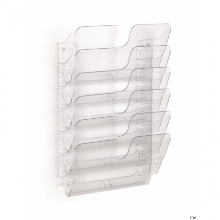 Durable Flexiplus Zestaw 6 Pojemników na Dokumenty A4 Poziomych 340 x 520 x 100 mm