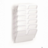 Durable Flexiplus Zestaw 6 Pojemników na Dokumenty A4 Poziomych 340 x 520 x 100 mm