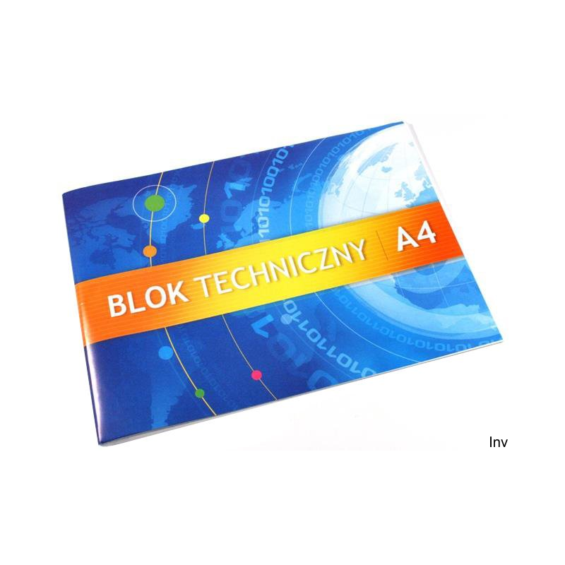 Blok techniczny A4 10k 250g Kreska