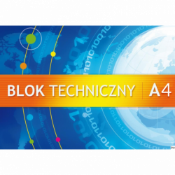Blok techniczny A4 10k 250g Kreska