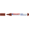 Edding Marker do tkanin brązowy 3 mm okrągła końcówka 4500/007/BR