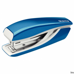 Zszywacz mini LEITZ NeXXt WOW 10 kartek niebieski metaliczny 55281036 - 1