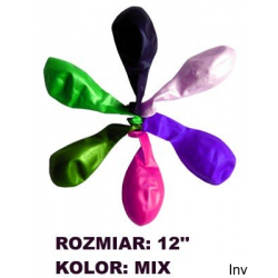 Balony 12"" METALLIC, mix...