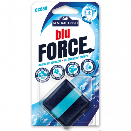 Kostka do WC General Fresh BLU FORCE 50g morze do spłuczki