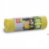 Worki do segregacji plastiku żółte 120l LDPE 10 sztuk Stella