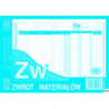 374-3 ZW Zwrot materiałów A5 wilokop.MICHALCZYK I PROKOP