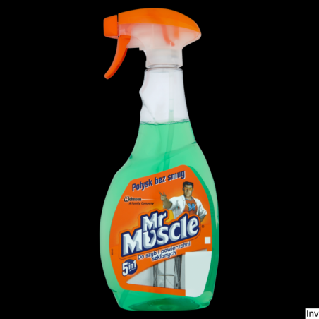 Płyn do szyb Mr. Muscle 500 ml zielony z rozpylaczem, skutecznie usuwa tłuszcz i brud
