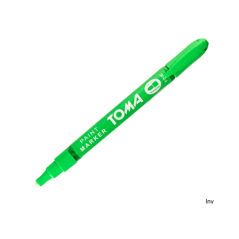 Marker olejowy Toma TO-441, cienka końcówka 1,5mm, zielony jasny