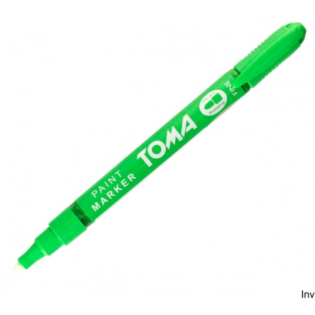 Marker olejowy Toma TO-441, cienka końcówka 1,5mm, zielony jasny