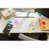 Post-It 3M Bloczek samoprzylepny Super Sticky 76x76mm, Zestaw 12x90 kart, Neonowe 654