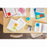 Post-It 3M Bloczek samoprzylepny Super Sticky 76x76mm, Zestaw 12x90 kart, Neonowe 654