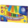 Plastelina Astra kwadratowa 10 kolorów do modelowania dla dzieci