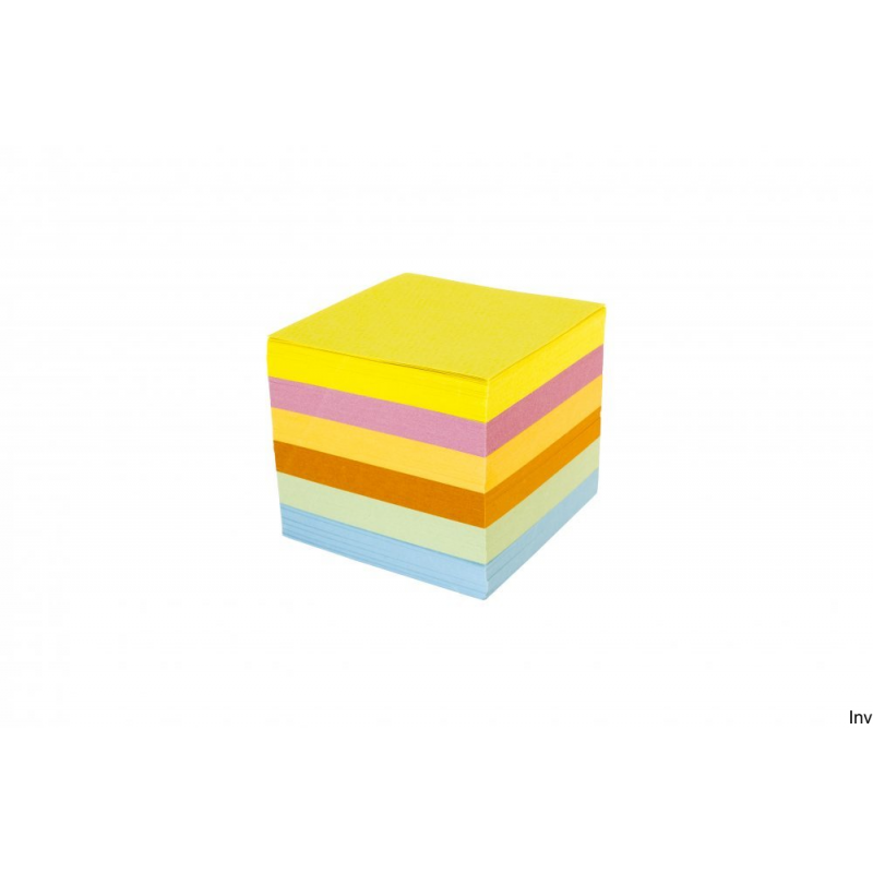 Kostka nieklejona Dotts 85x85x70 kolorowa - wkład papierowy do pojemników, 1 sztuka