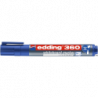 Marker Edding 360 suchościeralny niebieski z okrągłą końcówką do tablic