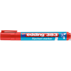 Marker Edding do flipchartów ścięty 1-5 mm czerwony
