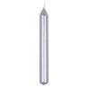 Świeca stołowa prosta DONAU HOME, lakierowana, 20x170 mm, 10 szt., srebrna
