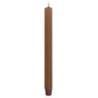 Świeca stołowa długa ryflowana DONAU HOME, 25x300 mm, 4 szt., karmelowa