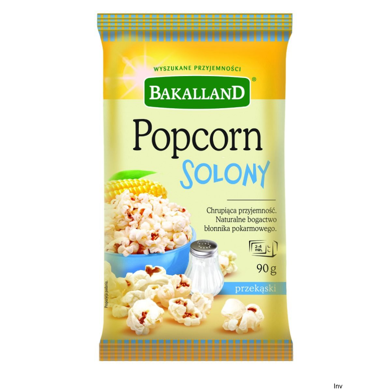 Popcorn solony 90g BAKALLAND