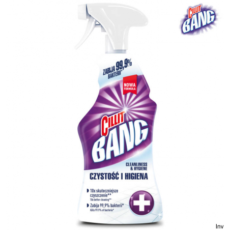 Cillit Płyn do czyszczenia w sprayu 750ml - wybielanie i higiena, usuwanie osadów, rdzy i zabrudzeń