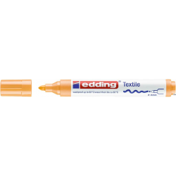 Marker do tkanin Edding 4500 jasny pomarańczowy 3 mm
