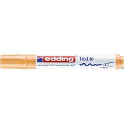 Marker do tkanin Edding 4500 jasny pomarańczowy 3 mm