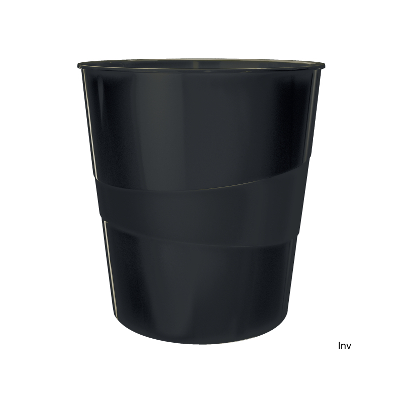 Kosz na śmieci 15L Leitz WOW, czarny 52781095 - 1