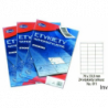 Etykiety samoprzylepne Grand 70x33,8 mm białe A4 do drukarek 150 sztuk