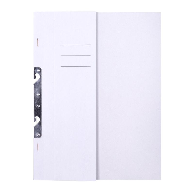 PAKIET Skoroszyt zawieszkowy OFFICE PRODUCTS Budget, karton, nadruk, 1/2, A4, 250gsm, biały