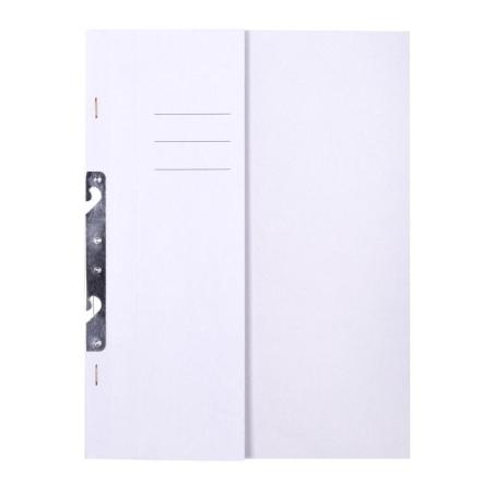 PAKIET Skoroszyt zawieszkowy OFFICE PRODUCTS Budget, karton, nadruk, 1/2, A4, 250gsm, biały